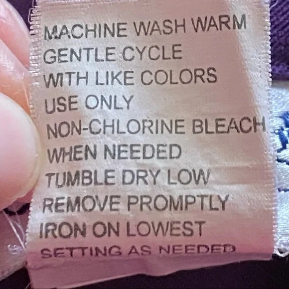 Vintage Norton McNaughton Skirt Dark Purple Size 12 - Picture 12 of 12